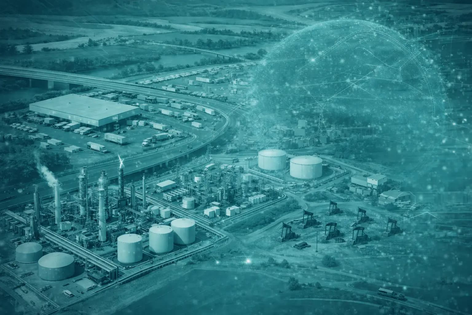 Industrial production and storage facility